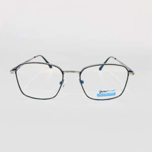 Black-Silver Metal Eyeglass