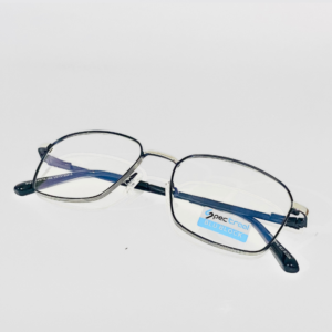 Black-Silver Metal Eyeglass