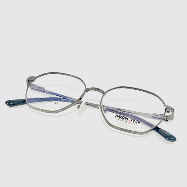 Gun-metal Hexagonal eyeglass