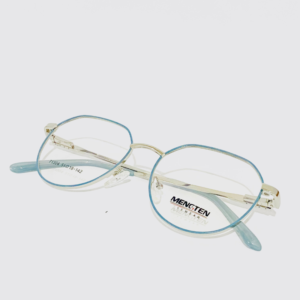 Sliver-Blue metal Eyeglass